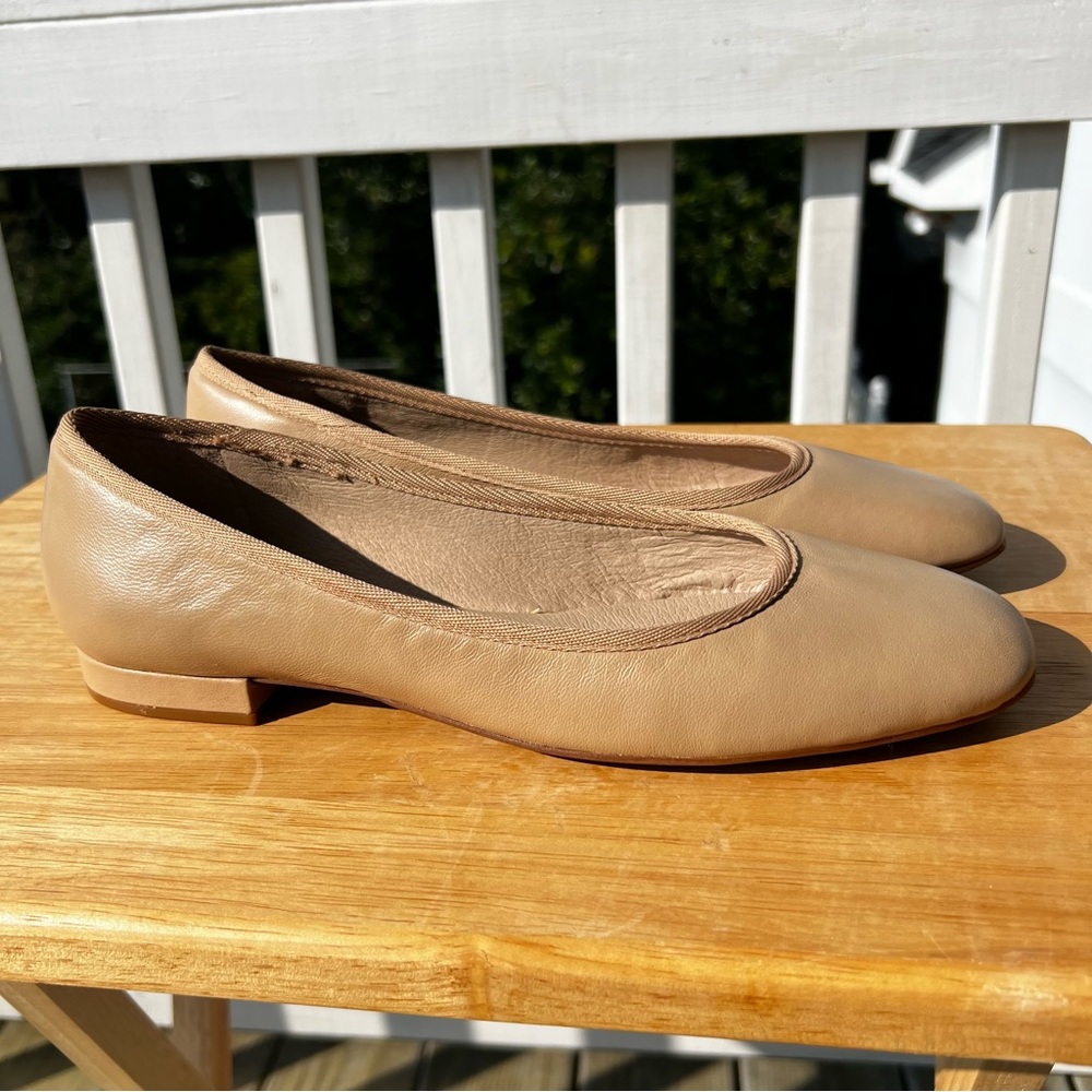 𝅺Gianni Bini Biehler Leather Made in Brazil Flats Size 10 - Picture 3 of 8